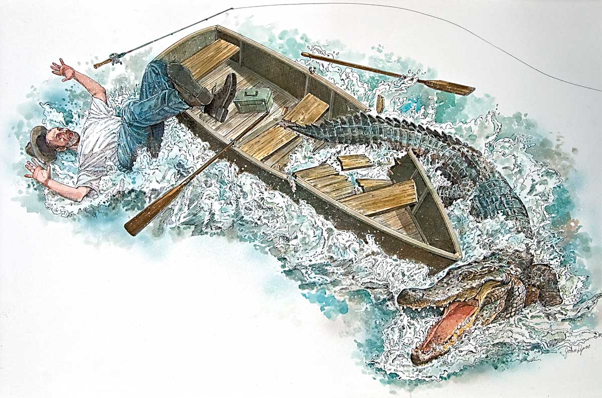 North American Fisherman magazine illustration